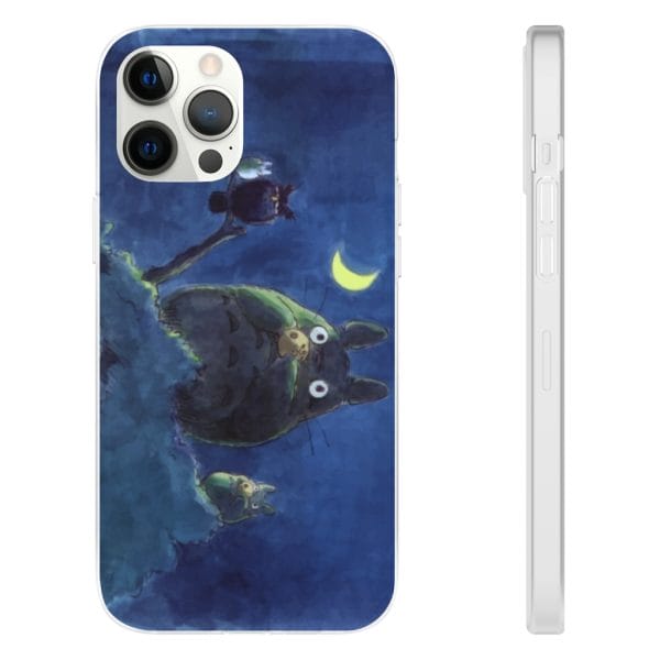 My Neighbor Totoro by the Moon Pastel Art iPhone Cases My Neighbor Totoro by the Moon Pastel Art iPhone Cases Ghibli Store ghibli.store