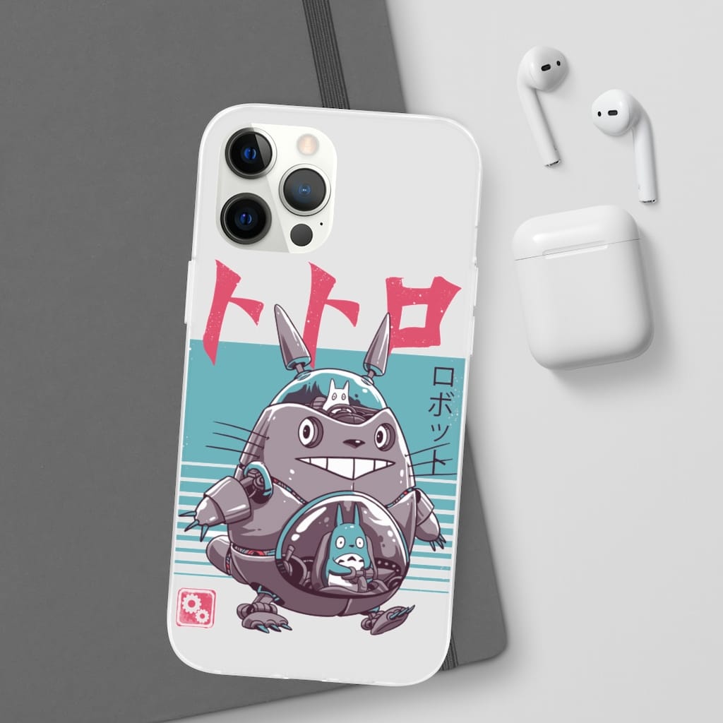 Totoro Bot iPhone Cases
