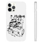 Howl’s Castle in Black and White iPhone Cases Ghibli Store ghibli.store