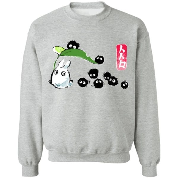 Mini Totoro and the Soot Balls Sweatshirt Ghibli Store ghibli.store