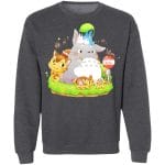 Totoro Family and The Cat Bus Sweatshirt Ghibli Store ghibli.store