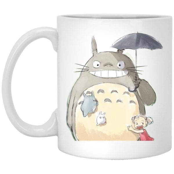 Totoro in Jungle Water Color Mug Ghibli Store ghibli.store