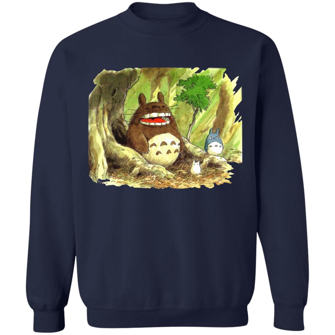 Totoro in Jungle Water Color Sweatshirt
