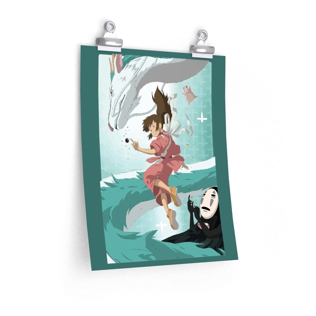 Spirited Away – Sen and Haku under Water Poster