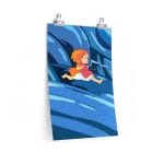 Ponyo Upon the Sea Poster Ghibli Store ghibli.store