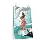 Spirited Away – Sen and Haku under Water Poster Ghibli Store ghibli.store