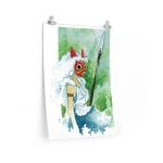 Princess Mononoke Watercolor Style 2 Poster