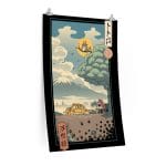 My Neighbor Totoro Ukiyo-e Art Poster Ghibli Store ghibli.store