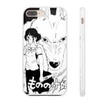 Princess Mononoke Black & White iPhone Cases Ghibli Store ghibli.store