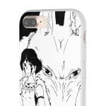 Princess Mononoke Black & White iPhone Cases