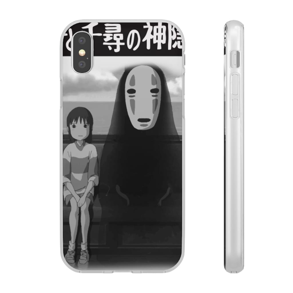Spirited Away – Chihiro and No Face on the Train iPhone Cases