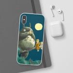 My Neighbor Totoro by the moon iPhone Cases