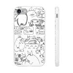 Totoro Original Character Sketch iPhone Cases Ghibli Store ghibli.store