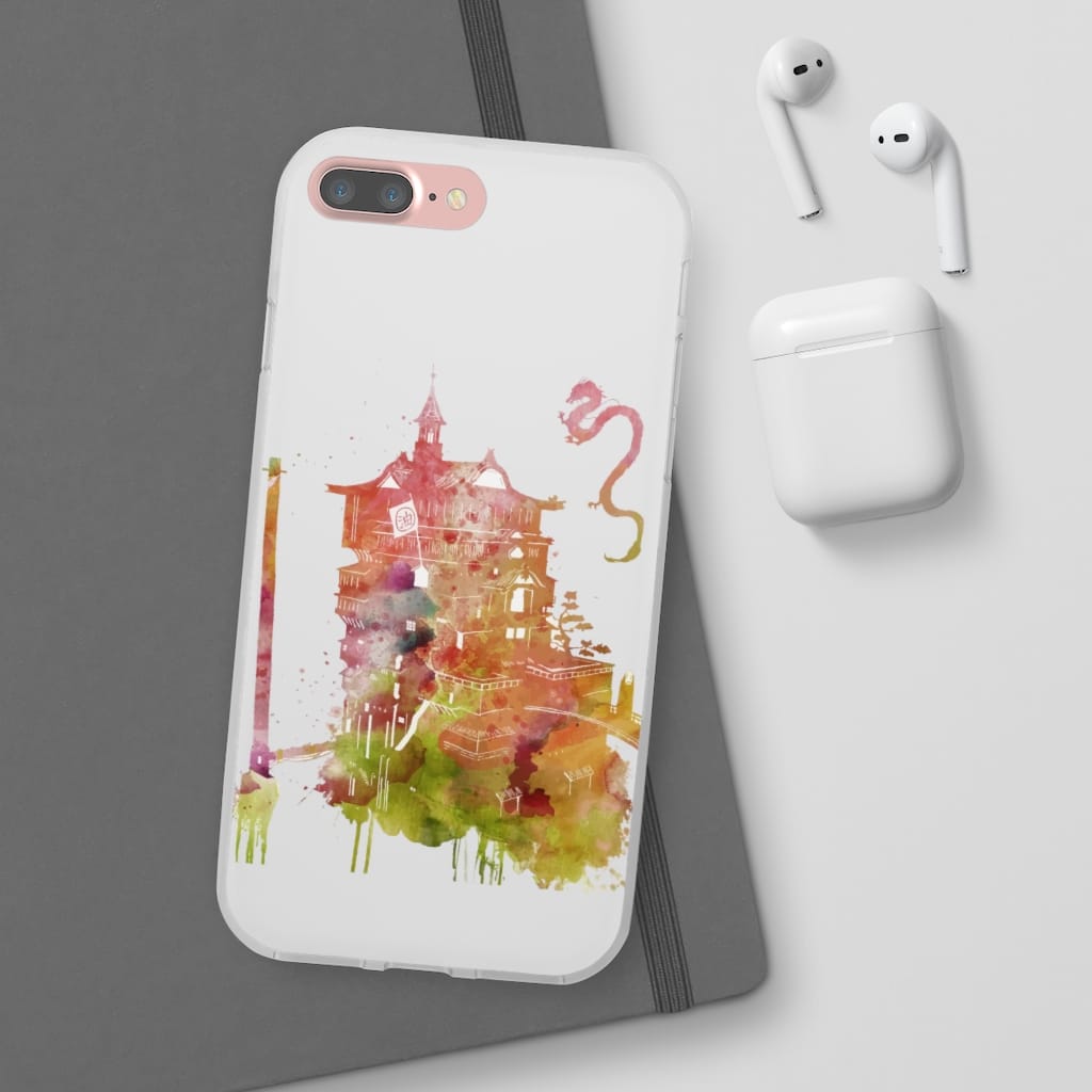 Spirited Away – The Bathhouse Color Cutout iPhone Cases