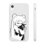 Sailor Moon – Usagi hugging Luna iPhone Cases Ghibli Store ghibli.store
