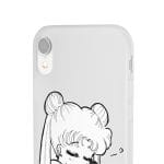 Sailor Moon – Usagi hugging Luna iPhone Cases