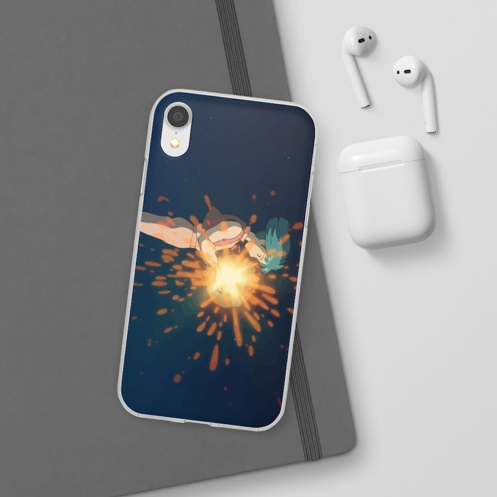 Howl’s Moving Castle – Howl meets Calcifer iPhone Cases