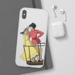 Howl’s Moving Castle – Sophie and Howl Gazing at Each other iPhone Cases Ghibli Store ghibli.store