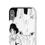Princess Mononoke Black & White iPhone Cases Ghibli Store ghibli.store