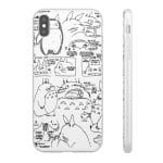 Totoro Original Character Sketch iPhone Cases
