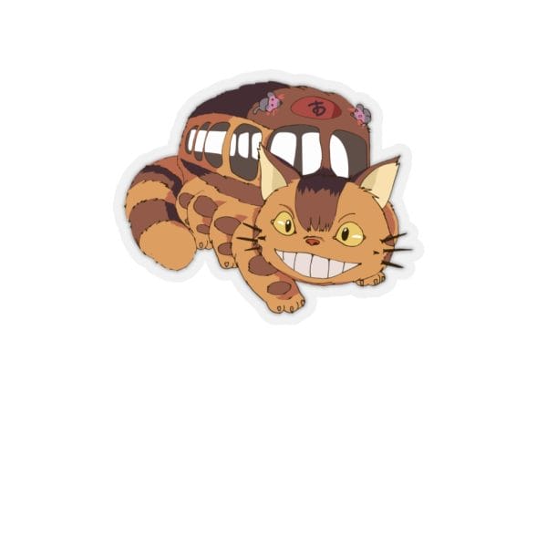 My Neighbor Totoro Smiling Cat Bus Sticker Ghibli Store ghibli.store