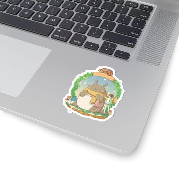 Totoro Wearing a Scarf Stickers