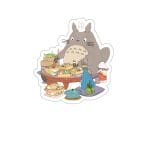 Totoro Family Lunching Stickers