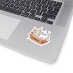 Cute Totoro in the Box Stickers Ghibli Store ghibli.store