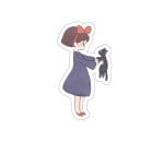 Kiki Hugging Jiji Stickers