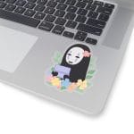 Spirited Away No Face Kaonashi Cute Flower Sticker Ghibli Store ghibli.store