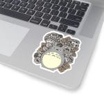 Totoro and Flowers Fanart Stickers