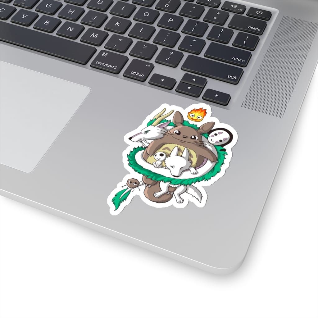 Totoro and Haku Dragon Stickers