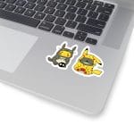 Totoro and Pikachu Cosplaying Stickers Ghibli Store ghibli.store