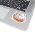 Cute Totoro in the Box Stickers