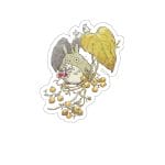 Mini Totoro and the Leaves Stickers