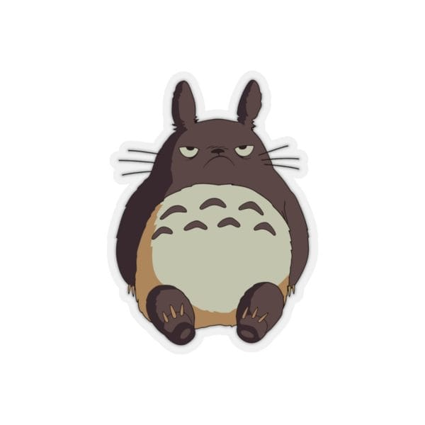 Angry Totoro Sticker Ghibli Store ghibli.store