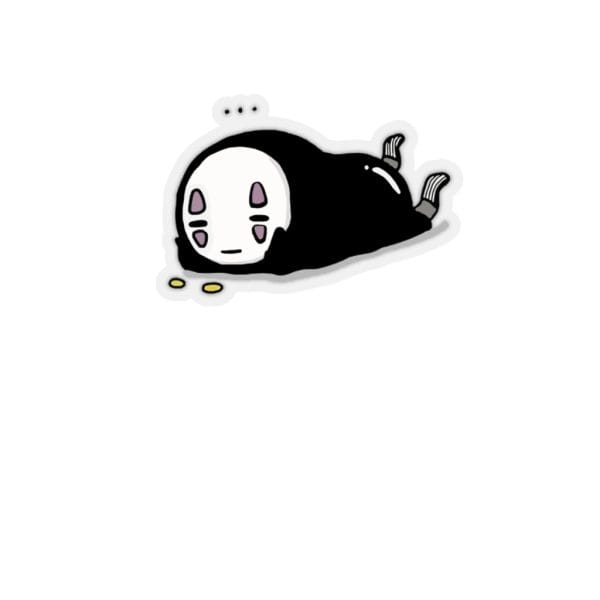 No Face Kaonashi Lying Stickers Ghibli Store ghibli.store