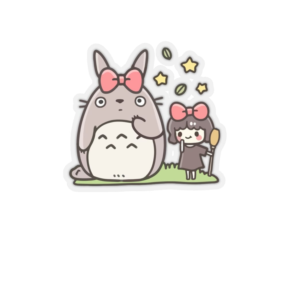Totoro and Kiki Stickers