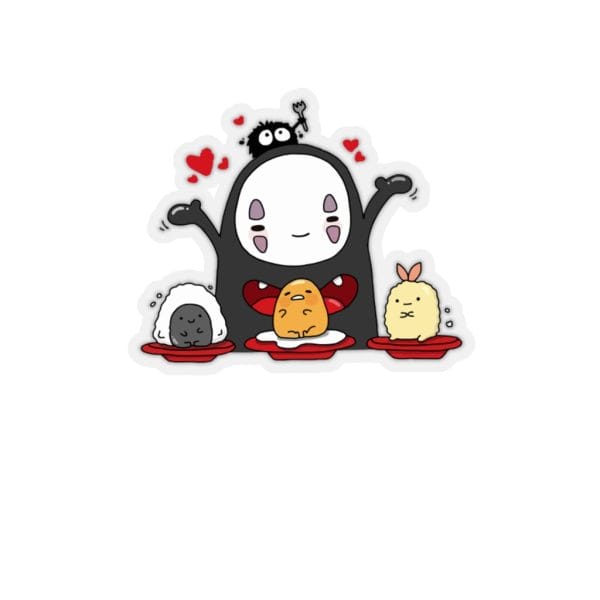 Spirited Away Lovely No Face Kaonashi and Friends Stickers Ghibli Store ghibli.store