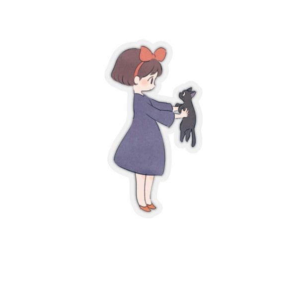 Kiki Hugging Jiji Stickers Ghibli Store ghibli.store