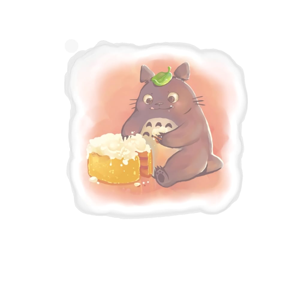 Totoro Eating Cake Stickers