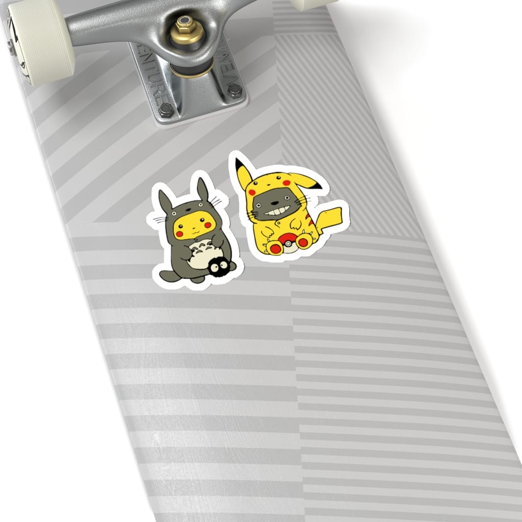 Totoro and Pikachu Cosplaying Stickers