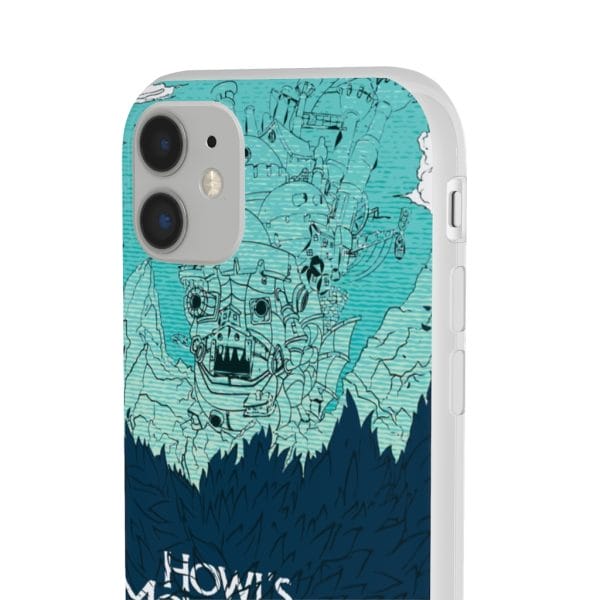 Howl’s Moving Castle Blue Tone Art iPhone Cases Ghibli Store ghibli.store