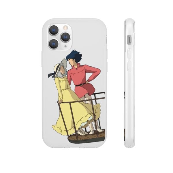 Howl’s Moving Castle – Sophie and Howl Gazing at Each other iPhone Cases Ghibli Store ghibli.store