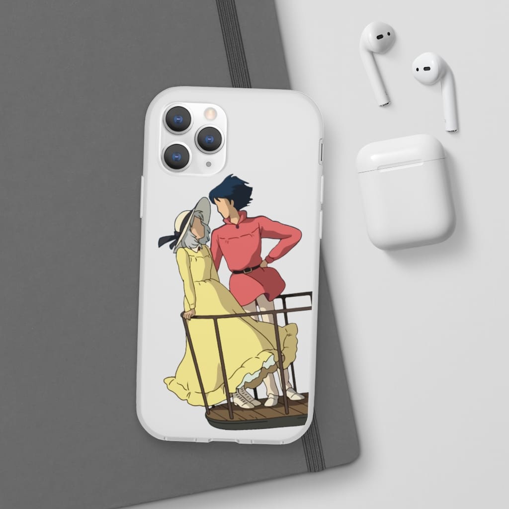 Howl’s Moving Castle – Sophie and Howl Gazing at Each other iPhone Cases