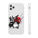 Totoro and Friends by the Red Moon iPhone Cases