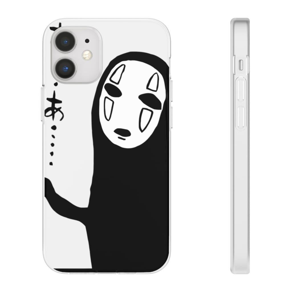 Spirited Away No Face Kaonashi Whispering iPhone Cases