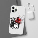 Totoro and Friends by the Red Moon iPhone Cases