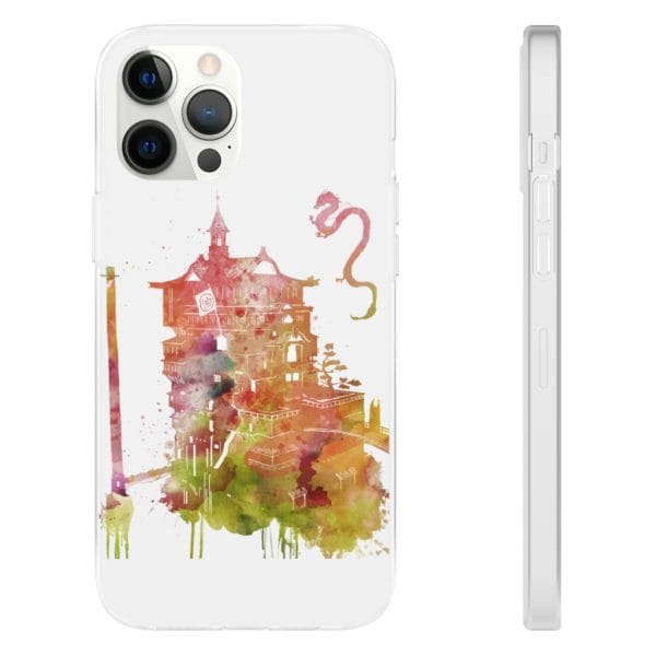 Totoro And The Girls Ink Painting iPhone Cases Ghibli Store ghibli.store