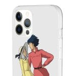 Howl’s Moving Castle – Sophie and Howl Gazing at Each other iPhone Cases Ghibli Store ghibli.store